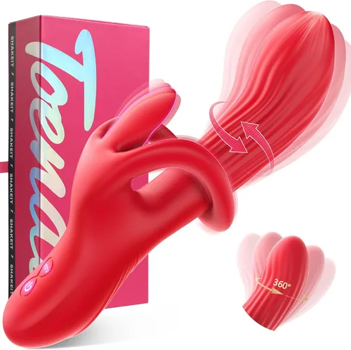 Miniatura 9 de Toendi Vibrador de empuje juguetes sexuales, consoladores para adultos, vibrador de punto G con anillo deslizante, consolador de empuje 7 10 lamer