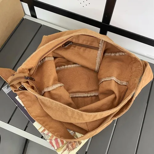 Miniatura 3 de Micmores Large Crossbody Purse Canvas Tote Bag Women Hobo Bag Stylish Handbag Fashion shoulder Bag