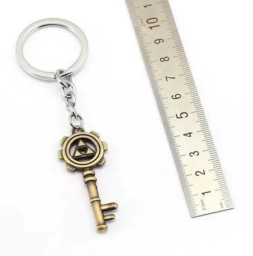 Miniatura 2 de Zelda - Collar con llave de esqueleto, collar con hoja de llave, collar con llave de cofre del tesoro, Metal