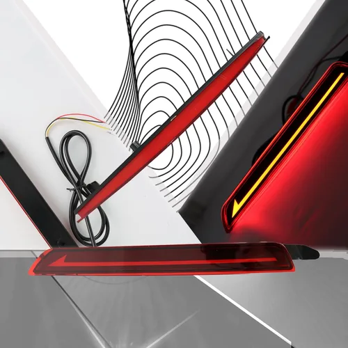 Miniatura 3 de Reflectores LED rojos para parachoques trasero Faros antiniebla de freno y cola Compatibles con Mazda CX-30 CX-50 Accesorios adicionales con función