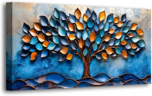 Miniatura 14 de Cuadros abstractos en lienzo de pared para sala de estar, dormitorio, decoración de pared, arte abstracto, impresión artística para decoración