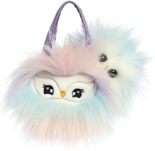 Aurora - Transportador de mascotas - Búho lila de 5.5"