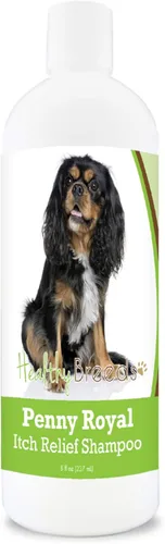 Healthy Breeds Cavalier King Charles Spaniel Penny Royal - Champú para aliviar la picazón de 8 onzas