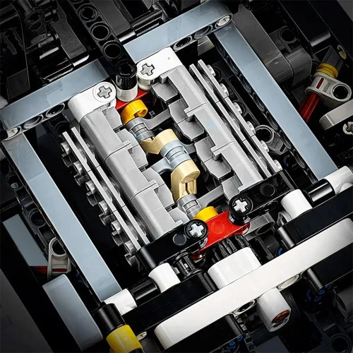 Miniatura 6 de Lego Technic Porsche 911 RSR Juego de construcción, modelo de coche realista, kit de construcción avanzada