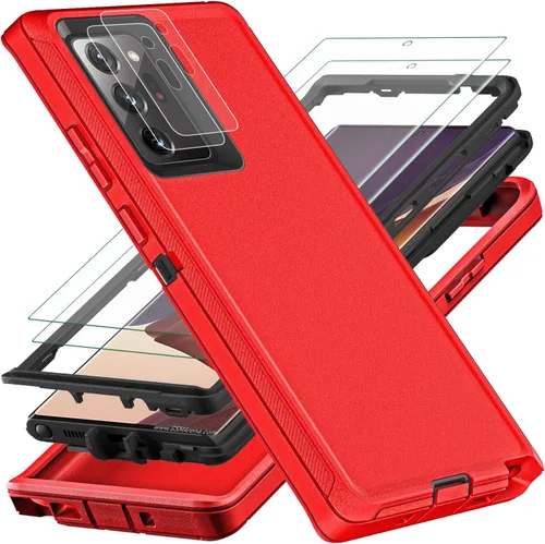 Miniatura 10 de YKHJKLEC Funda para Samsung Galaxy Note 20 Ultra, con 2 piezas [protector de pantalla de TPU flexible autorreparable y protector de lente de cámara]