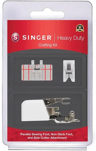 Miniatura 8 de SINGER Kit de prensatelas para decoración del hogar, incluye tuberías, carpeta al bies y accesorio de volante, perfecto para acabados a medida
