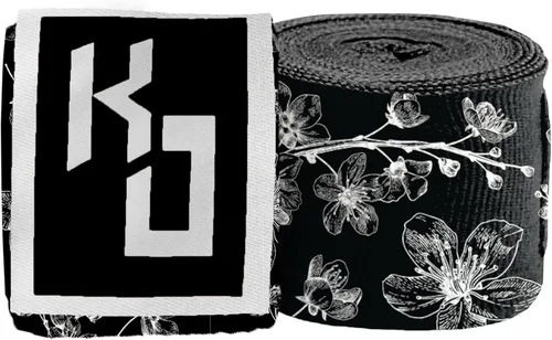 KOSTUDIO Boxing Hand Wraps - Hand Protection for Boxing Gloves Muay Thai Kickboxing MMA Boxing Equipment for Men and Women Flor de cerezo