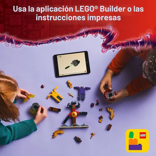 Miniatura 6 de LEGO NINJAGO Paquete de Batalla Spinjitzu Dragón - Juguete de Construcción con Cuchilla Giratoria para Niños, Niños y Niñas, Edades 6+ - con 2