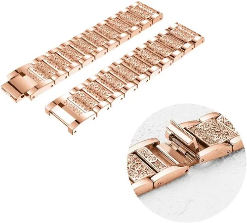 Miniatura 6 de Abanen Fossil - Correa de reloj para mujer Gen 5E de 1.654 in/Gen 6, 0.71 pulgadas, aleación ligera de metal brillante y cristal de liberación