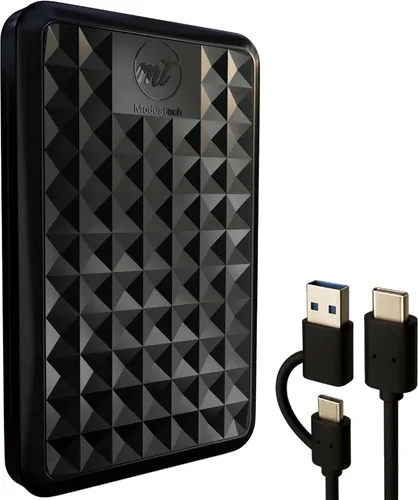 Disco duro externo portátil de 500 GB USB 3.0/Tipo-C, HDD delgado de alta velocidad para respaldo, almacenamiento, juegos, compatible con PC, Mac,