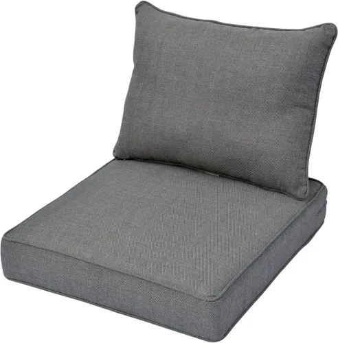 Miniatura 8 de ovios Cojines para muebles de patio al aire libre con funda extraíble, sofá, sofá biplaza, asiento y respaldo, juego de cojines gruesos impermeables