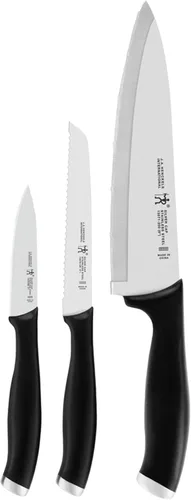 Miniatura 9 de HENCKELS Forged Elite Razor-Sharp - Juego de cuchillos de cocina de 3 piezas, cuchillo de chef, cuchillo de pelar, cuchillo de pan, ingeniería