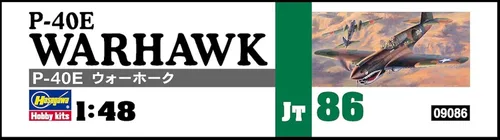 Miniatura 5 de Hasegawa 1/48 P-40E Warhawk