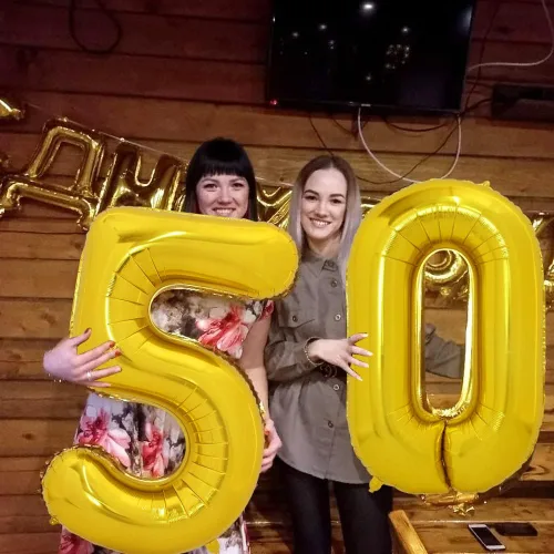 Miniatura 4 de TONIFUL Globos grandes de 50 pulgadas con números dorados del 0 al 9, globo digital grande de Mylar número 5 digital cinco para fiestas