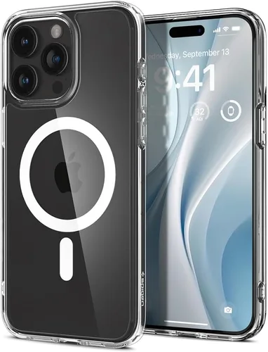 Miniatura 12 de Spigen Funda para iPhone 13 Mini, ultra híbrida MagFit [antiamarilleo] [compatible con Magsafe] - Transparente