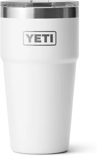 Miniatura 42 de YETI Rambler - Vaso apilable de 20 onzas, acero inoxidable, aislado al vacío con tapa MagSlider Verde mar