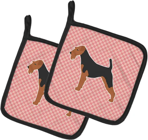 Miniatura 21 de Caroline's Treasures BB3567PTHD - Juego de soportes para ollas de cocina resistentes al calor, almohadillas calientes para cocinar, hornear, Copo