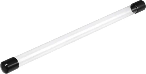 Miniatura 6 de MECCANIXITY Tubo de Almacenamiento Transparente 23x25mm Pequeño Tubo de Plástico Redondo con Tapas Botella Contenedor Rígido 300mm/12 Pulgadas