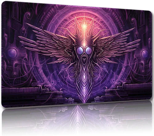 Miniatura 10 de Tapete de juego para MTG, con bolsas de almacenamiento gratis, tapete de juego de 24 x 14 pulgadas, TCG y alfombrillas de juego de mesa