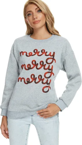 Miniatura 4 de Barlver Suéteres de forro polar de Navidad para mujer, sudaderas mullidas de manga larga con gráficos navideños