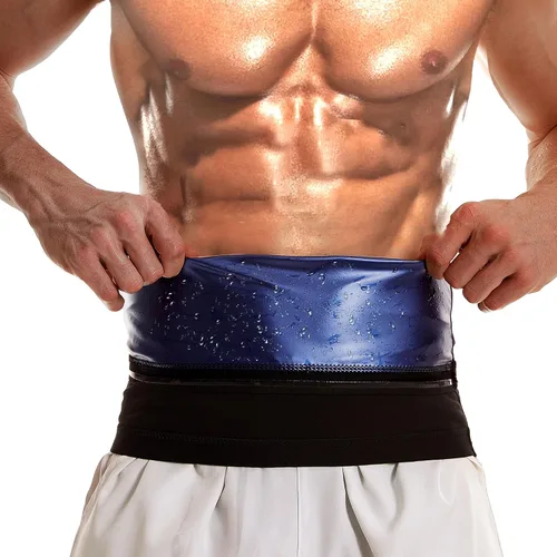 Entrenador de cintura para hombres, reductor de cintura de sudor para sauna, cinturón de adelgazamiento para sauna, ejercicio, equipo de gimnasio