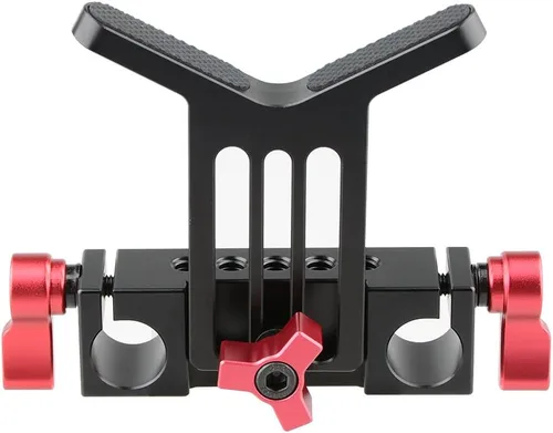 Miniatura 7 de CAMVATE Soporte de lente 0.591 in Rod Clamp Rail Block para DSLR Rig Rod Soporte Rail System - 1108