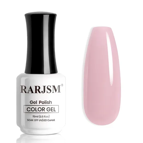 Miniatura 62 de RARJSM Esmalte de Uñas en Gel Nude Transparente Rosa Saludable Claro Esmalte de Uñas en Gel Nude Transparente Rosa Intenso Gelatinoso Barniz de Uñas