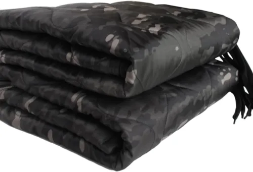 Miniatura 13 de Forro de poncho de camuflaje, manta militar, saco de dormir militar, con una bolsa de transporte de compresión, para viajes, senderismo, campamento