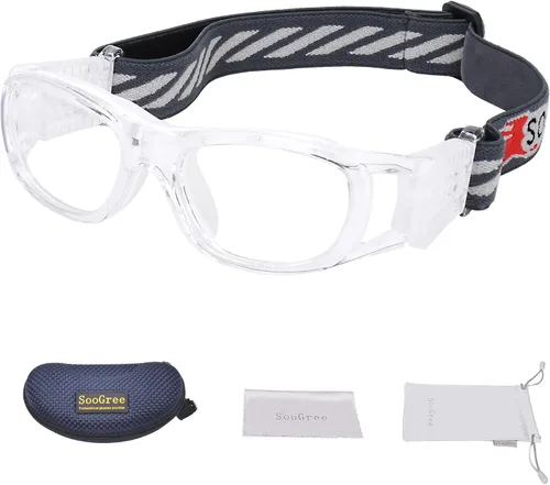 Miniatura 8 de SooGree Gafas deportivas para niños, baloncesto, regate, fútbol, fútbol, deportes, gafas protectoras de seguridad para los ojos