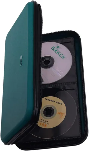 Miniatura 15 de Funda para CD, billetera resistente de capacidad para 72 personas, soporte para DVD para automóvil, carcasa rígida resistente, soporte para disco