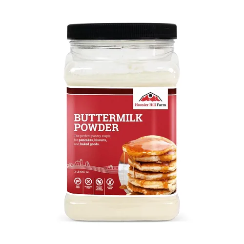 Polvo de mantequilla, Hoosier Hill Farm (2 libras) sin gluten y sin hormonas. Fabricado en Estados Unidos.
