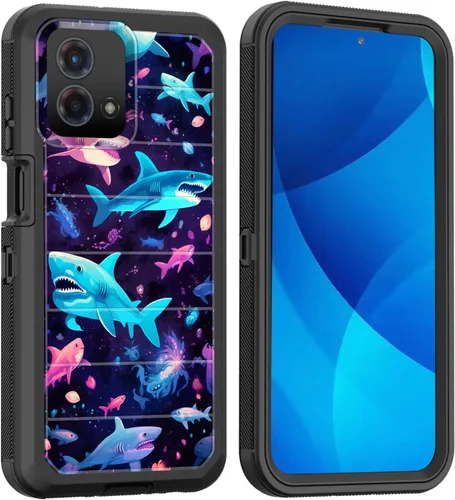 Miniatura 86 de Funda para Moto G Play 4G 2024, cuerpo completo, protección contra caídas, resistente, 3 capas, militar, resistente, duradera, para Motorola Moto G