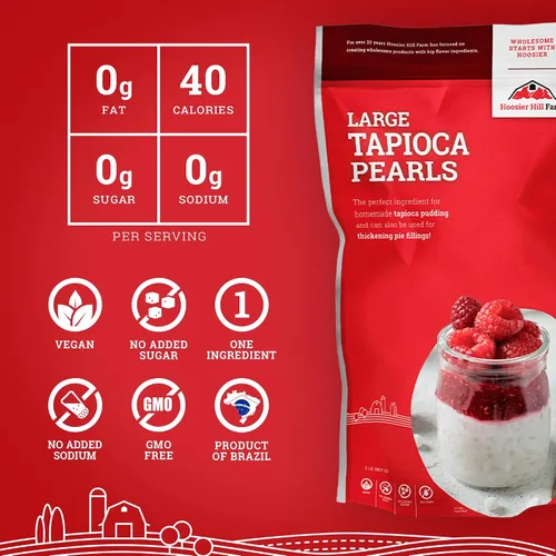 Miniatura 4 de Hoosier Hill Farm Perlas grandes de tapioca, 2LB (paquete de 1)