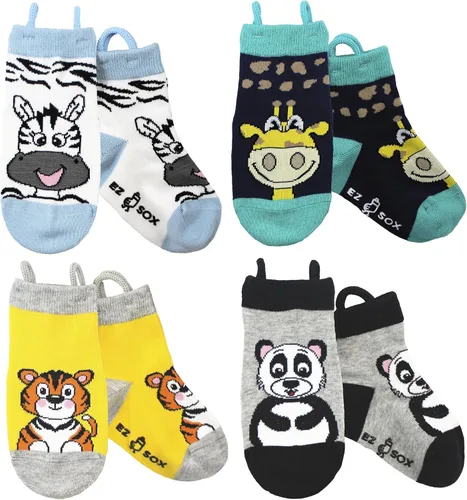 Miniatura 2 de Ez Sox Calcetines antideslizantes para niños y niñas, sin costuras, con agarre antideslizante