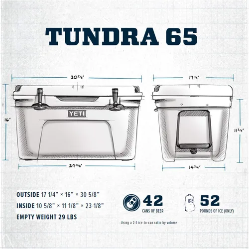 Miniatura 2 de YETI Tundra 65 Enfriador Blanco