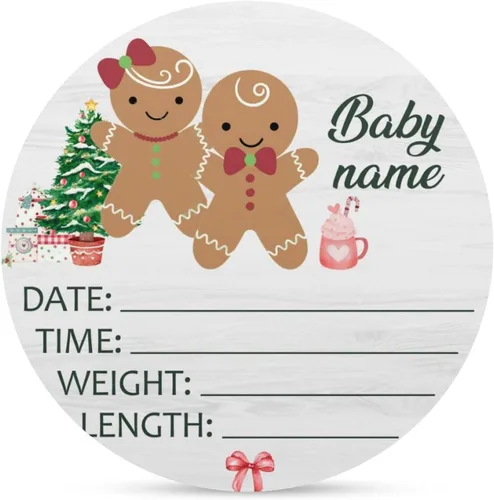 Miniatura 10 de Letrero de anuncio personalizado para recién nacido, letrero de anuncio de nombre de bebé para hospital, regalos de baby shower, para niñas recién