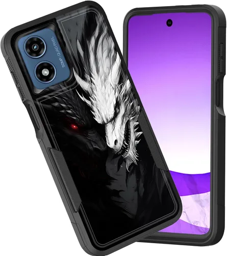 Miniatura 59 de Funda protectora para Motorola Moto G Stylus 5G 2025/Moto G Stylus 5G 2026, funda protectora híbrida de doble capa resistente a prueba de golpes