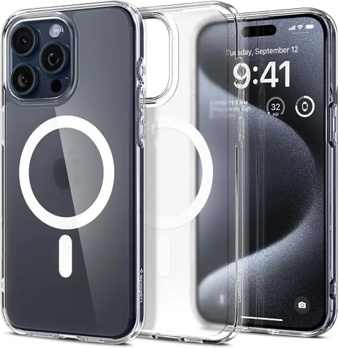 Miniatura 101 de Spigen Funda para iPhone 13 Mini, ultra híbrida MagFit [antiamarilleo] [compatible con Magsafe] - Transparente