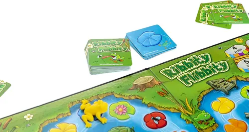 Miniatura 3 de Ribbity Flibbity, The Lily Pad Leaping, Fly Feasting Game, divertido juego de mesa con temática de rana