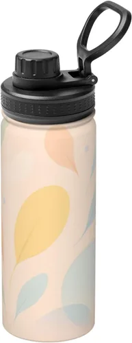 Miniatura 13 de Colorful Clouds Printed Insulated Water Bottle, 18oz Stainless Steel Funny Travel Mug, Leakproof Hot & Cold for Sports, Gym, Hiking