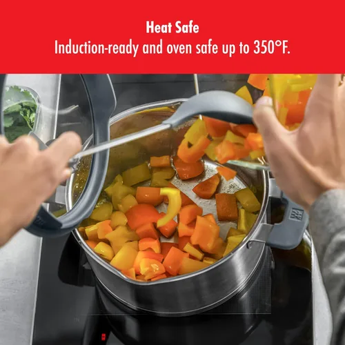 Miniatura 4 de ZWILLING Simplify - Juego de utensilios de cocina de 9 piezas, ollas y sartenes de acero inoxidable de alta calidad para cocina, placas de inducción
