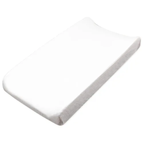 Miniatura 21 de HonestBaby Funda para cambiador de algodón orgánico unisex para bebé y pijamas para niños pequeños, azul claro (algodón terry), paquete de 1 unidad
