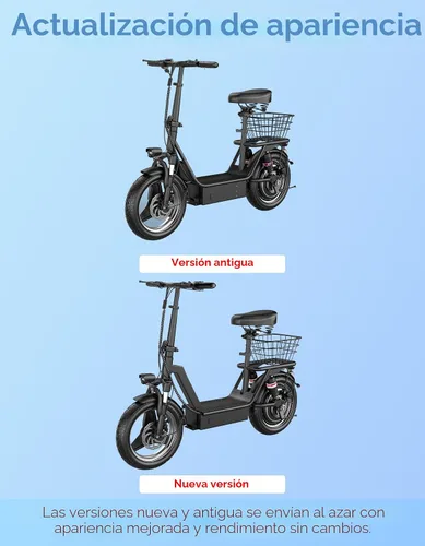 Miniatura 4 de Electric Scooter for Adults, 1000W Peak Motor, 35 Miles of Range Scooter with Seat, 25 MPH Top Speed, 48V 13Ah Battery, Dual Suspension, Foldable