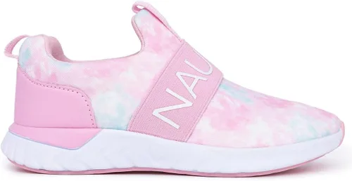 Miniatura 2 de Nautica Tenis deportivos sin cordones para niñas jóvenes, elegantes zapatos para correr y tenis para niños pequeños y grandes