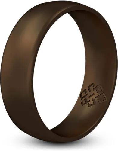 Knot Theory Anillos de boda de silicona transpirable para hombres y mujeres Anillos de boda de goma de goma para él y ella Regalo de aniversario