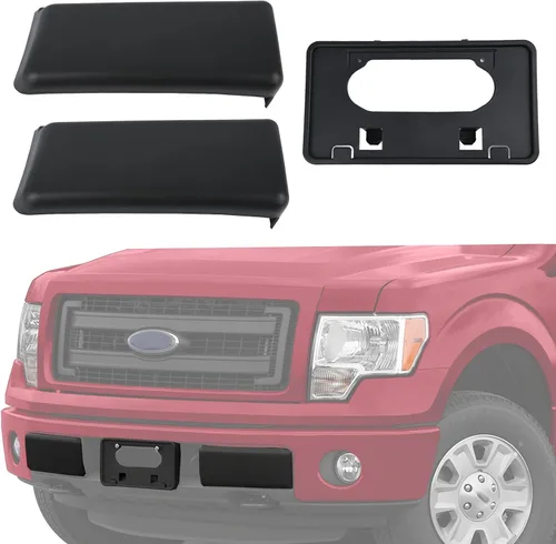 Miniatura 9 de Repuesto para protector de parachoques delantero, almohadillas, tapas, insertos de cubierta de extremo 2009-2014 F150 F-150 9L3Z17E810B lado