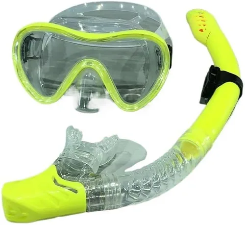 Miniatura 3 de Equipo de snorkel profesional de buceo para adultos, falda de silicona, gafas antivaho, gafas de natación, máscaras de buceo máscara de snorkel Rosa