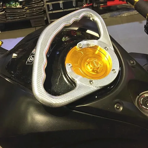 Miniatura 7 de F - Manijas CNC para pasajeros, para motocicleta, para Yamaha MT-07, MT-03, MT-09, MT-25, MT, 03, 07, 09, 25, MT09, MT03 Y (color negro MT-03)