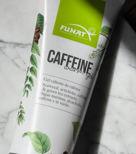 Miniatura 5 de FUNAT Gel cálido con cafeína con algas marinas, alcachofa, té verde y extractos de cafeína, gel de masaje revitalizante para la piel (2.5 onzas)