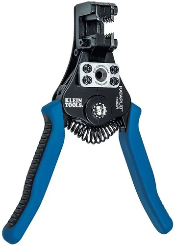 Miniatura 5 de Klein Tools 80013 Kit de herramientas de cableado con pelacables automático y crimpadora de trinquete, gran kit de herramientas eléctricas, 2 piezas